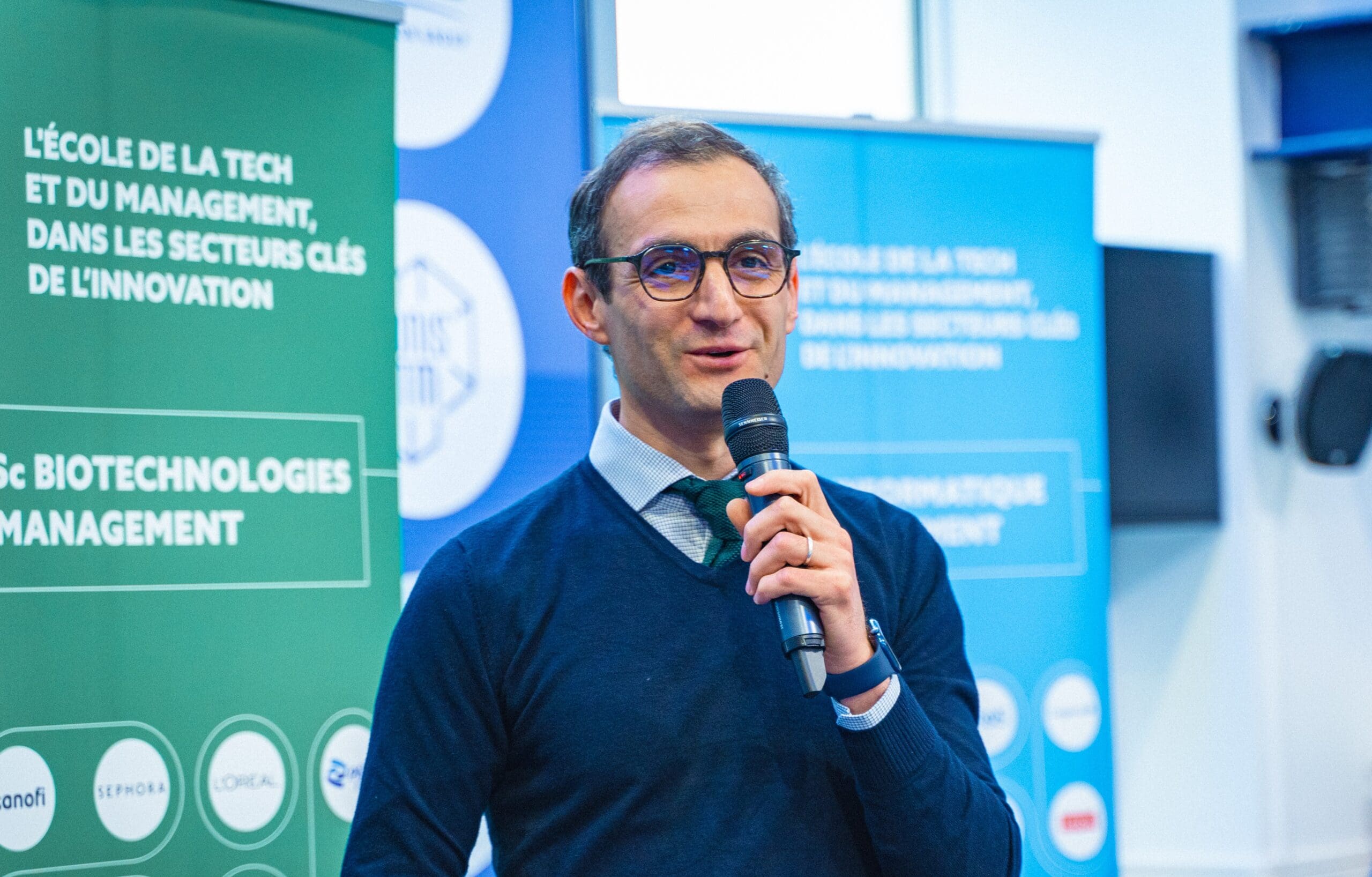 Loucif Ouyahia, Global Head of Digital Healthcare chez Jazz Pharmaceuticals, intervenant à Ionis-STM