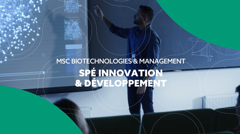 Vidéo de présentation de la spécialisation Innovation & Development du MSc Biotechnologies & Management – Ionis-STM