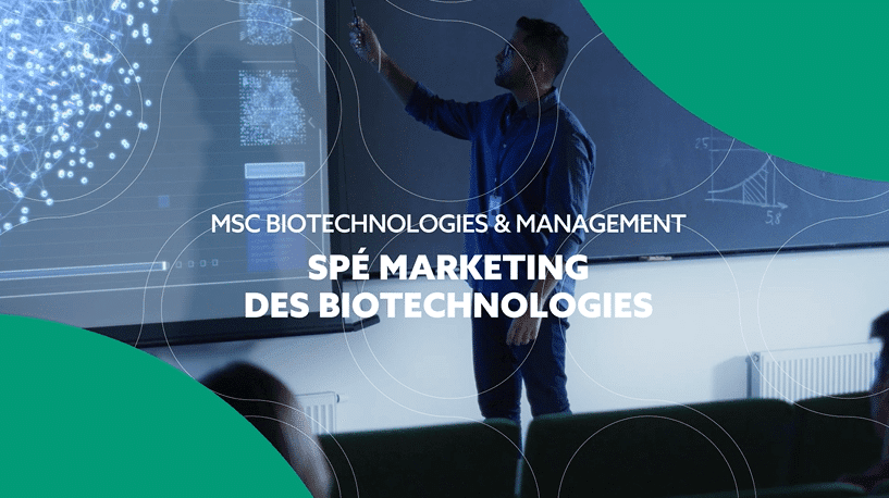 Vidéo de présentation de la spécialisation Marketing des Biotechnologies du MSc Biotechnologies & Management – Ionis-STM