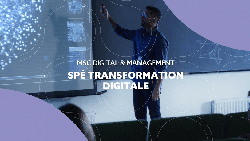Vidéo de présentation de la spécialisation Transformation Numérique du MSc Digital & Management – Ionis-STM