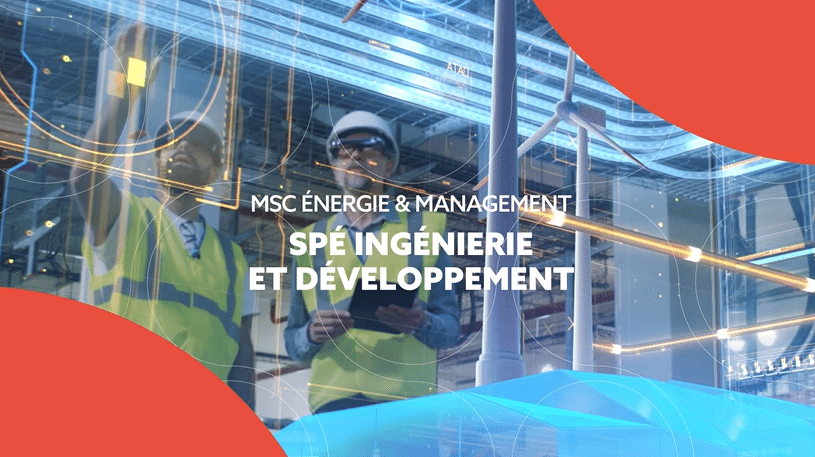 Vidéo de présentation de la spécialisation Ingénierie & Développement du MSc Énergie & Management – Ionis-STM